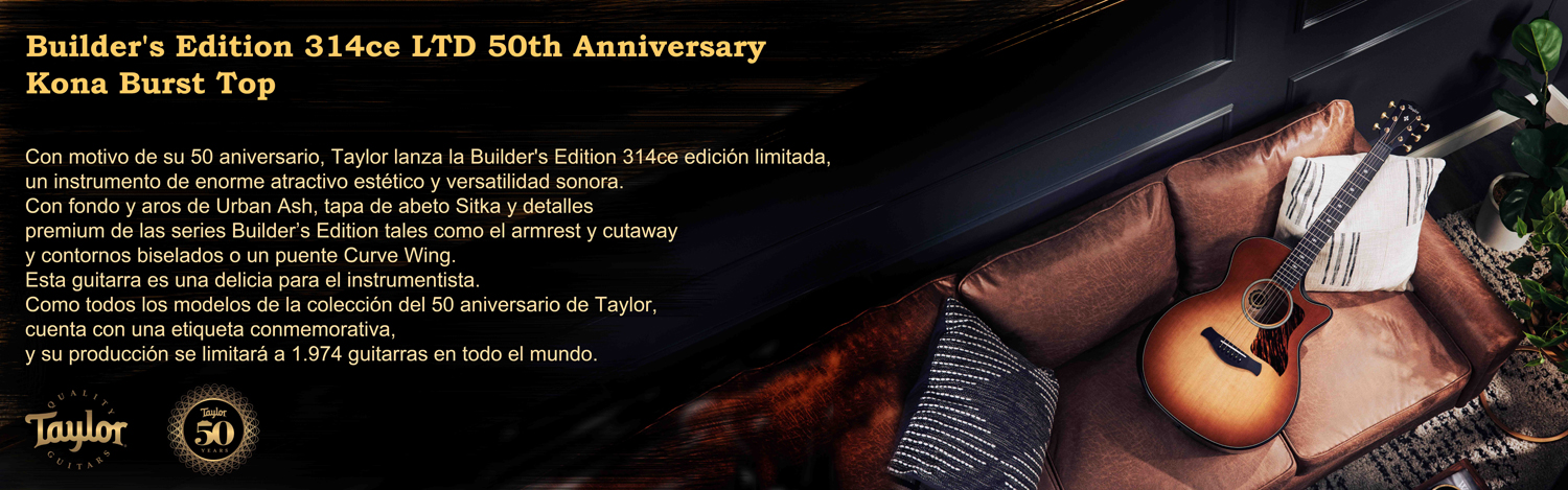 Taylor Builder's Edt 314ce LTD 50th Anniversary - 