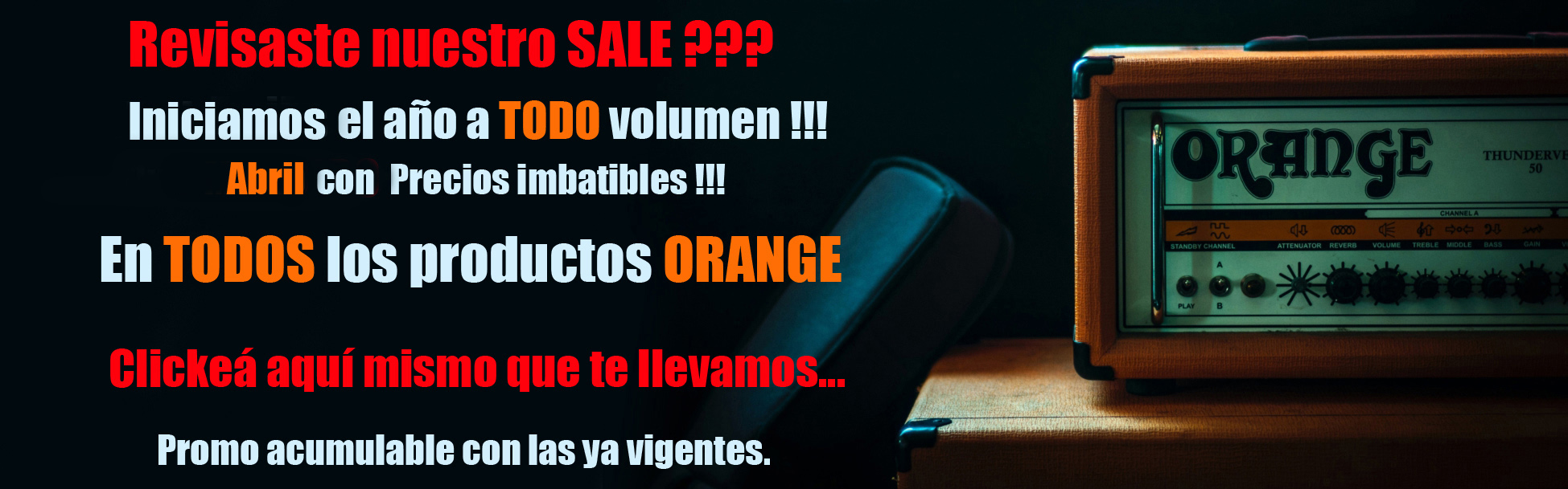 SALE - Orange